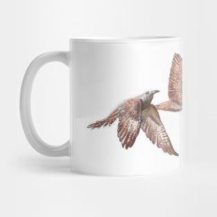 Cuckoo Birds in Flight Illustration Mug